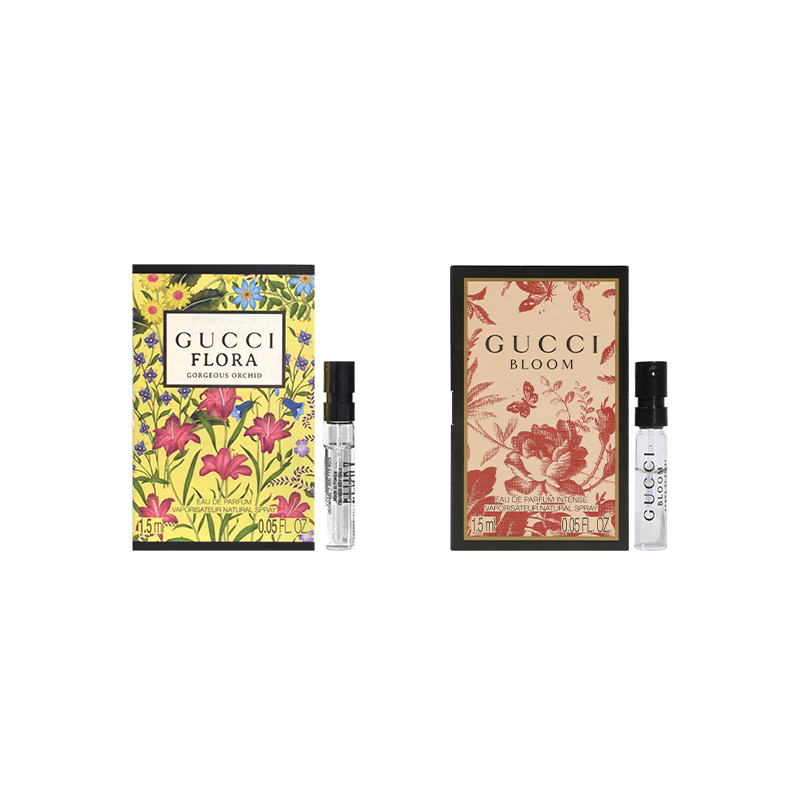 Набор пробников духов Dreamy Gardenia/Dreamy Jasmine/Floral Delight, парфюмерная вода EDP 1,5 мл*2 GUCCI
Набор пробников духов Dreamy Gardenia/Dreamy Jasmine/Floral Delight, парфюмерная вода EDP 1,5 мл*2 GUCCI