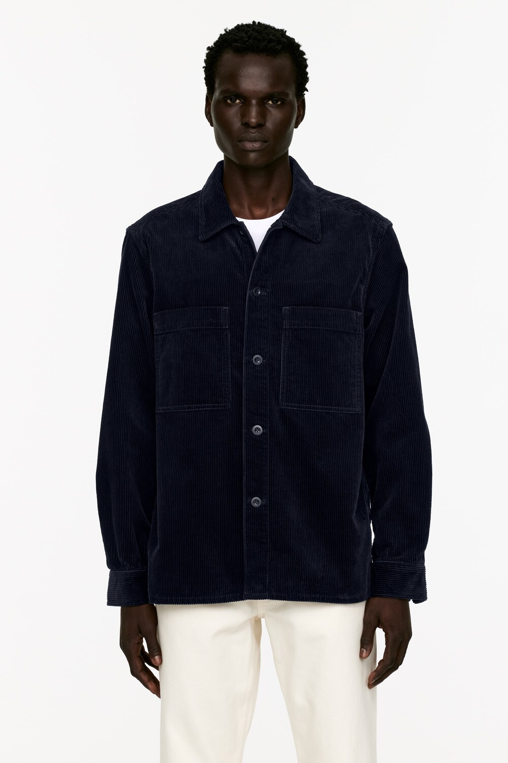 Вельветовая рубашка Arket, синий
Вельветовая рубашка Arket, синий