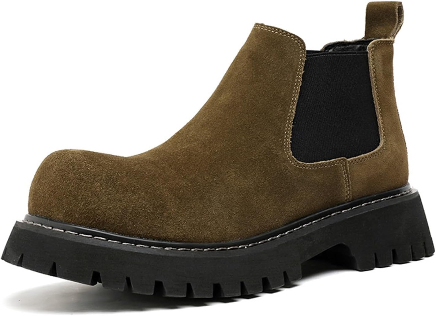 Мужские модные ботинки Челси из замши и кожи, удобные с круглым носком, на подошве типа «люг», для бизнеса и формальных мероприятий, на каждый день и для прогулок, ботинки для мужчин Generic, коричневый
Мужские модные ботинки Челси из замши и кожи, удобные с круглым носком, на подошве типа «люг», для бизнеса и формальных мероприятий, на каждый день и для прогулок, ботинки для мужчин Generic, коричневый