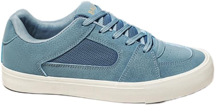 Мужские кеды на шнуровке однотонного цвета - удобная повседневная обувь для ежедневного ношения Hoalox, синий
Мужские кеды на шнуровке однотонного цвета - удобная повседневная обувь для ежедневного ношения Hoalox, синий