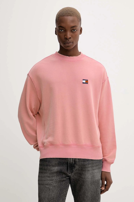 Хлопковая толстовка Tommy Jeans, розовый
Хлопковая толстовка Tommy Jeans, розовый