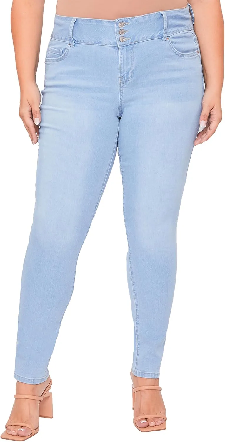 YMI Women's Plus Size Sustainable Essential Skinny Jeans
YMI Women's Plus Size Sustainable Essential Skinny Jeans