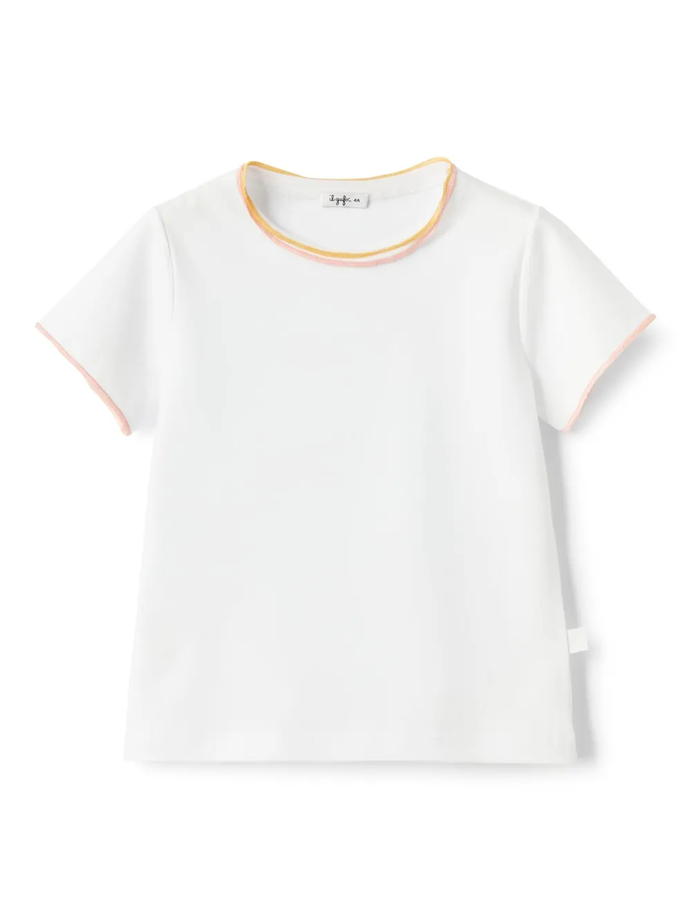 Футболка с контрастной отделкой Il Gufo, белый
Футболка с контрастной отделкой Il Gufo, белый