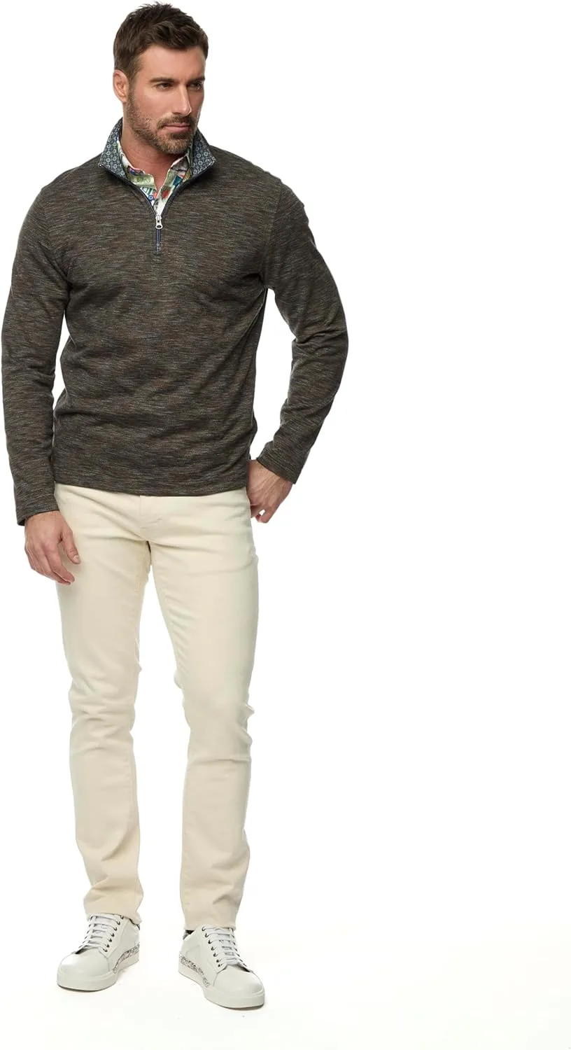 Robert Graham Remo мужской длинный рукав 1/4 молнии пуловер
Robert Graham Remo мужской длинный рукав 1/4 молнии пуловер