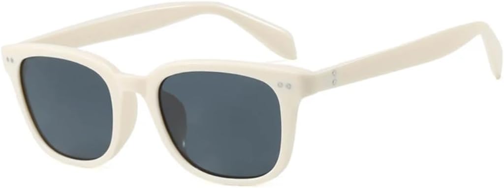 Солнцезащитные очки с защитой UV400 | Линзы с мелкими заклепками, конфетного цвета | Для женщин и мужчин, для занятий спортом на открытом воздухе и вождения DSVIGF, White Gray
Солнцезащитные очки с защитой UV400 | Линзы с мелкими заклепками, конфетного цвета | Для женщин и мужчин, для занятий спортом на открытом воздухе и вождения DSVIGF, White Gray