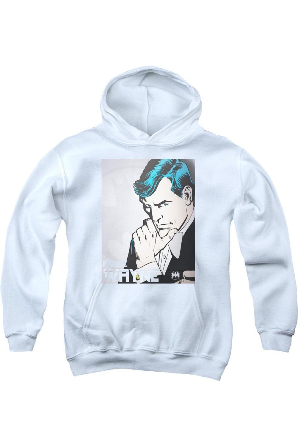 Толстовка с капюшоном DC Comics Брюс Уэйн (молодежная) Gildan, белый
Толстовка с капюшоном DC Comics Брюс Уэйн (молодежная) Gildan, белый