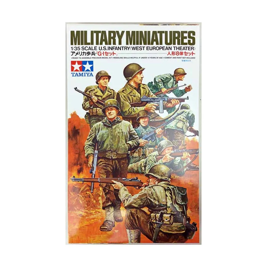 Пехота США (Западноевропейский театр военных действий), Military Models - 1/35 Scale
Пехота США (Западноевропейский театр военных действий), Military Models - 1/35 Scale