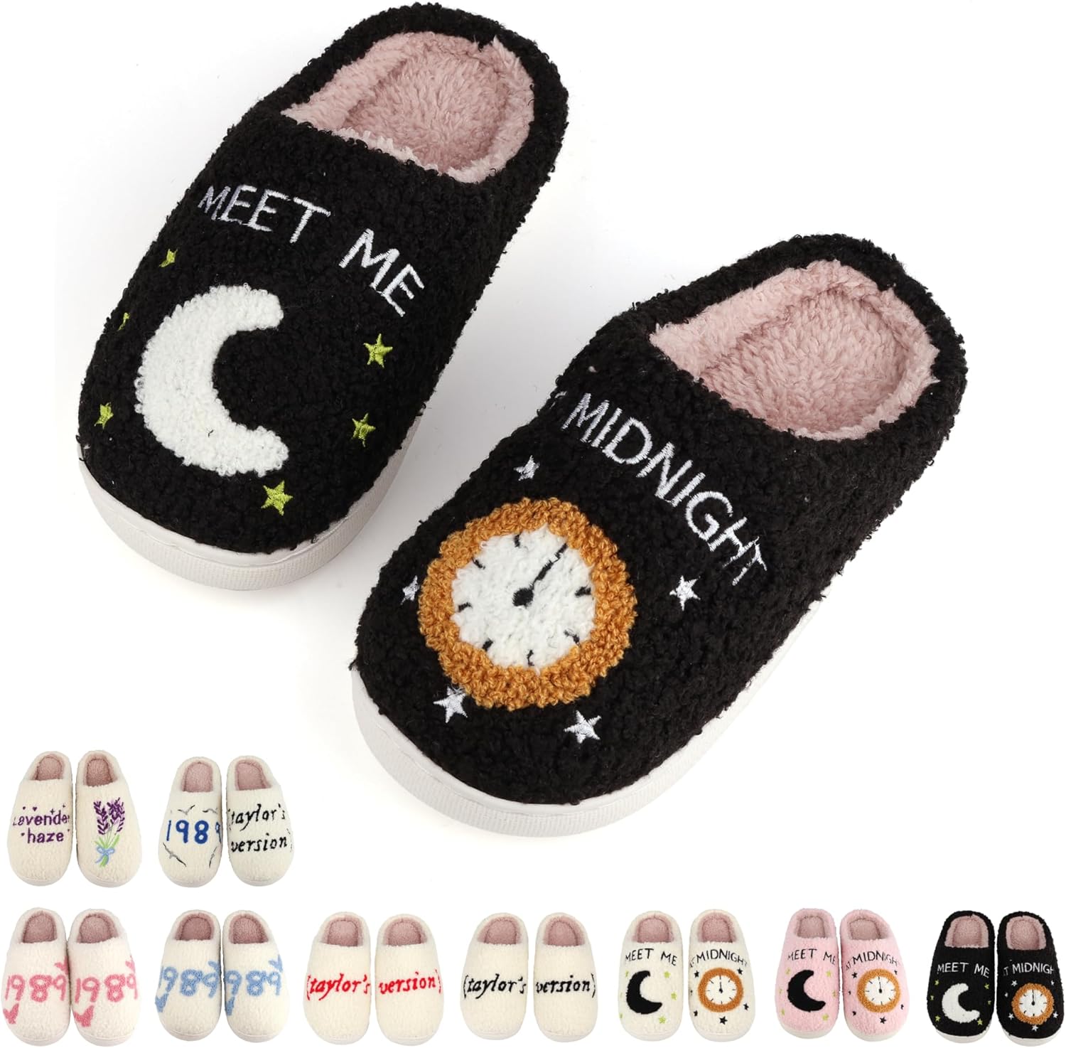 Женские и мужские домашние тапочки, удобные плюшевые тапочки для дома, спальни и помещения Trefidy, черный
Женские и мужские домашние тапочки, удобные плюшевые тапочки для дома, спальни и помещения Trefidy, черный