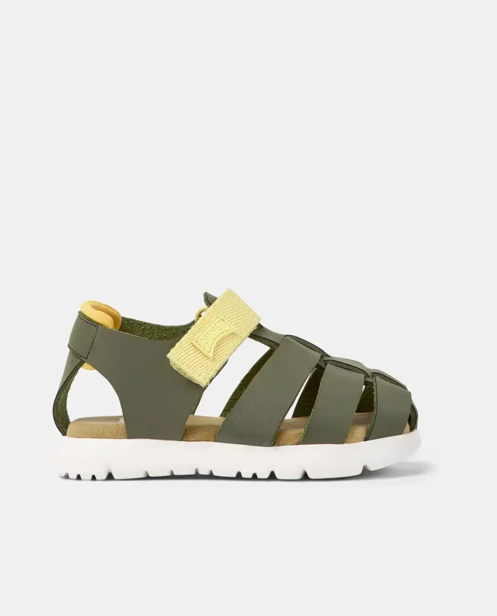 Сандалии для мальчика из кожи краба Camper, зеленый
Сандалии для мальчика из кожи краба Camper, зеленый