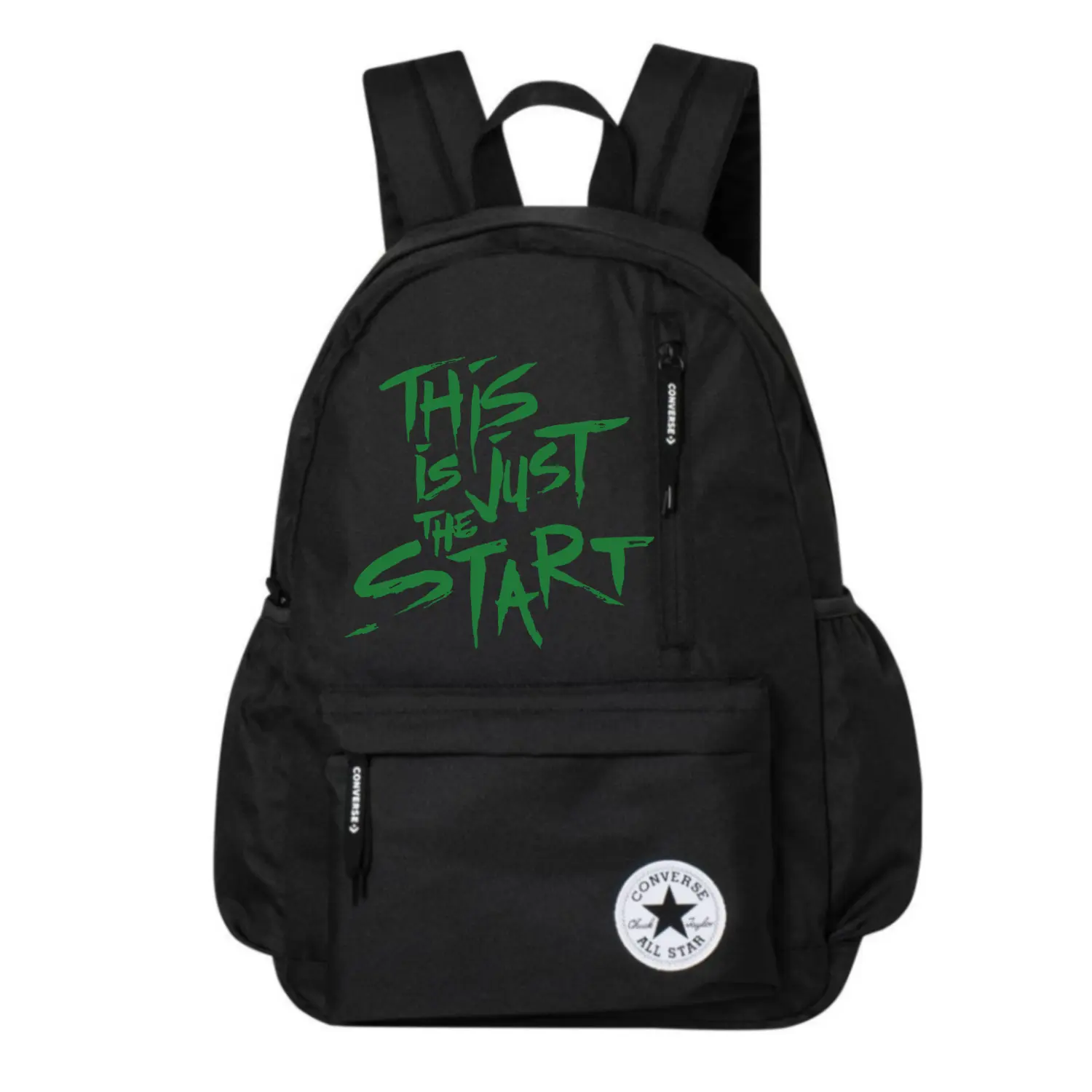 Converse Полиэстеровый рюкзак среднего размера унисекс черный, Green Letter Graffiti
Converse Полиэстеровый рюкзак среднего размера унисекс черный, Green Letter Graffiti