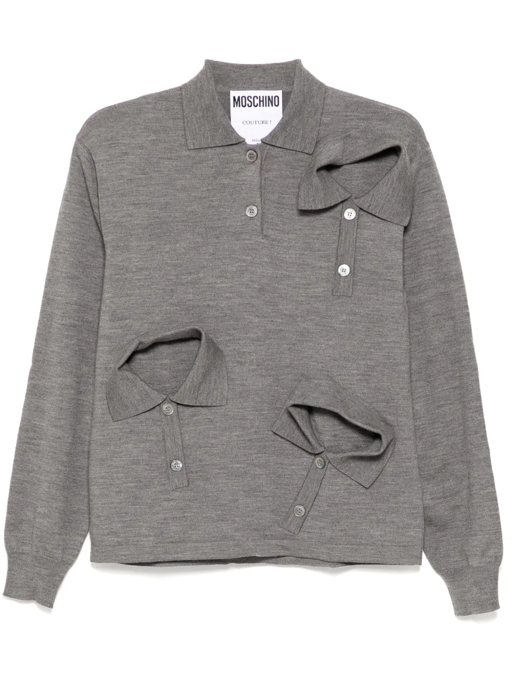 Многослойный джемпер Moschino, серый
Многослойный джемпер Moschino, серый