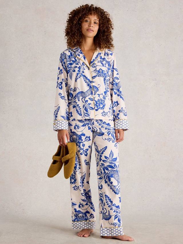 Пижамная рубашка Nina в полоску с цветочным принтом White Stuff, Pale Pink/Blue
Пижамная рубашка Nina в полоску с цветочным принтом White Stuff, Pale Pink/Blue