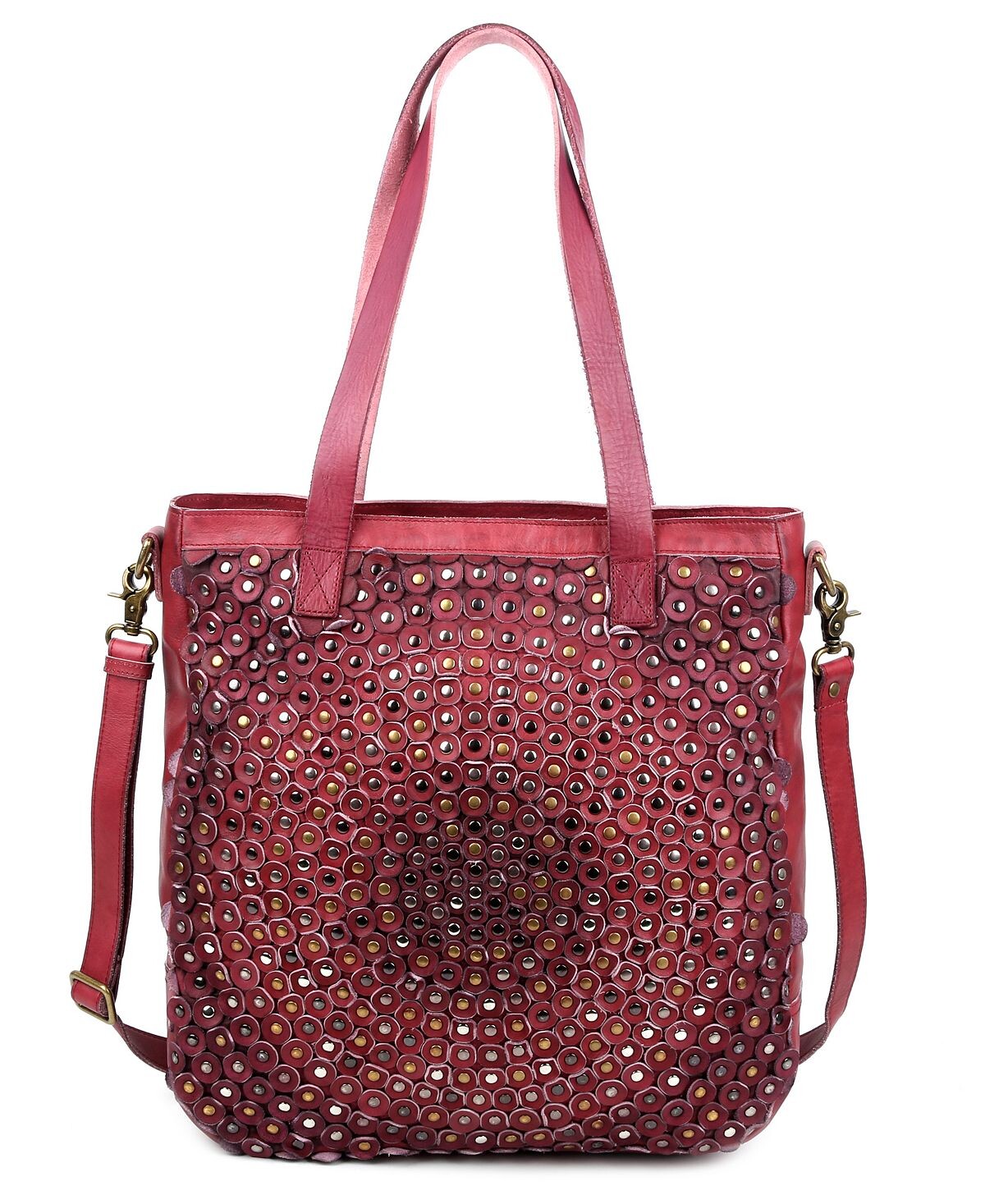 Кожаная большая сумка с заклепками Stellar OLD TREND
Кожаная большая сумка с заклепками Stellar OLD TREND