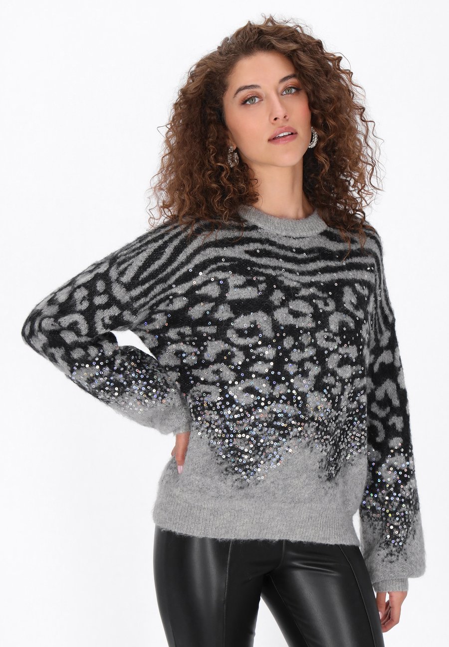 Джемпер faina Jumper, Grey/Black/Grey
Джемпер faina Jumper, Grey/Black/Grey