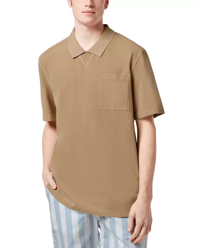 Мужская свободная поло с коротким рукавом, окрашенная в готовом виде SCOTCH & SODA, коричневый/бежевый
Мужская свободная поло с коротким рукавом, окрашенная в готовом виде SCOTCH & SODA, коричневый/бежевый