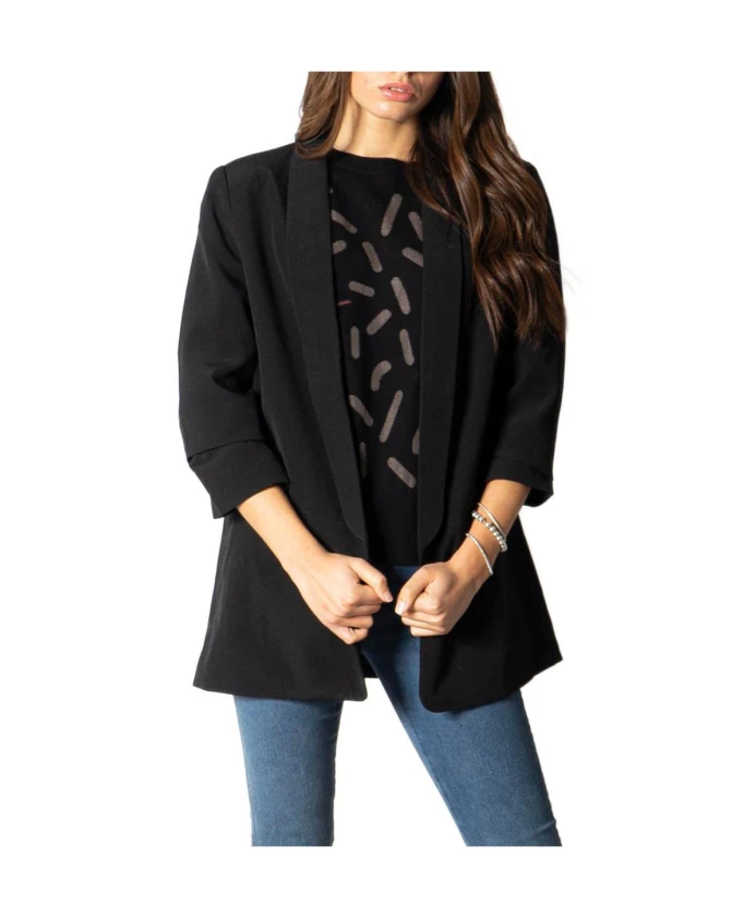 Черный пиджак с отложным воротником Only, черный
Черный пиджак с отложным воротником Only, черный