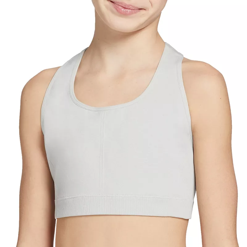 Спортивный бюстгальтер с бесшовным сердечником DSG для девочек, цвет Light Heather Gray
Спортивный бюстгальтер с бесшовным сердечником DSG для девочек, цвет Light Heather Gray