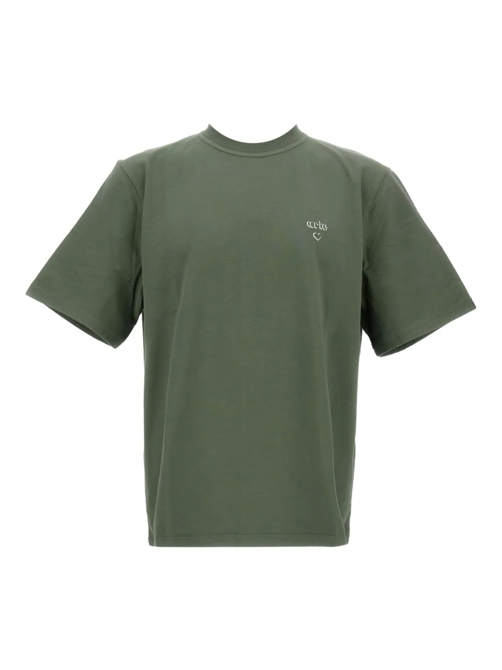 Футболка из хлопка с вышитым логотипом Arte Antwerp, зеленый
Футболка из хлопка с вышитым логотипом Arte Antwerp, зеленый