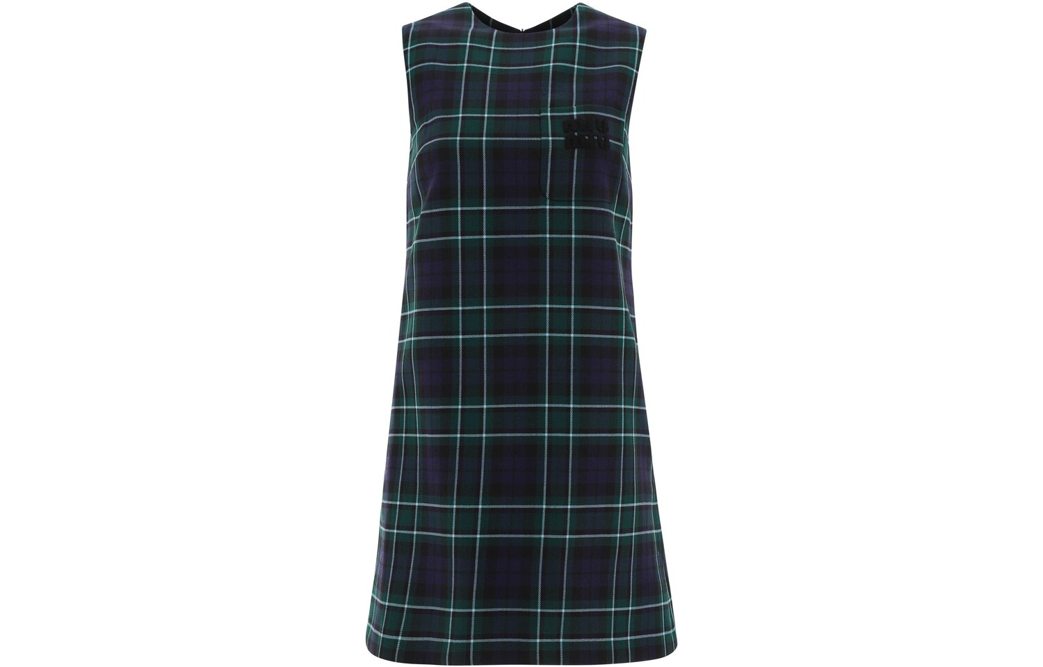 Платье Miu Miu без рукавов, зеленый
Платье Miu Miu без рукавов, зеленый