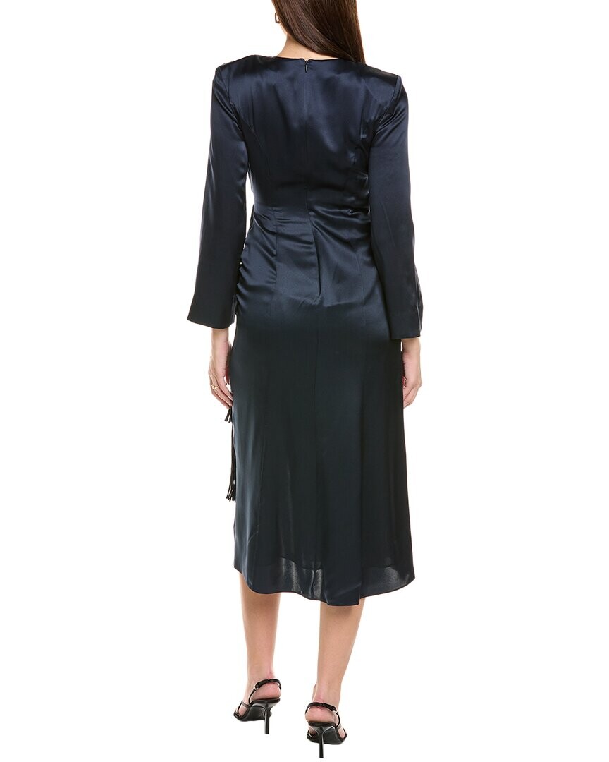 Cinq à Sept Шелковое платье миди Serena, синий
Cinq à Sept Шелковое платье миди Serena, синий