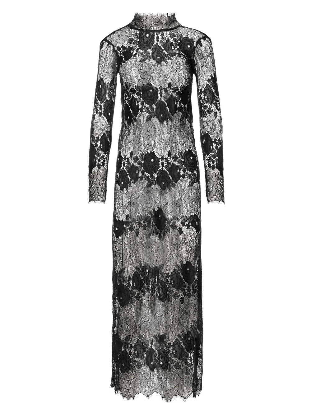 Платье макси с длинными рукавами из цветочного кружева Ana Radu, черный
Платье макси с длинными рукавами из цветочного кружева Ana Radu, черный