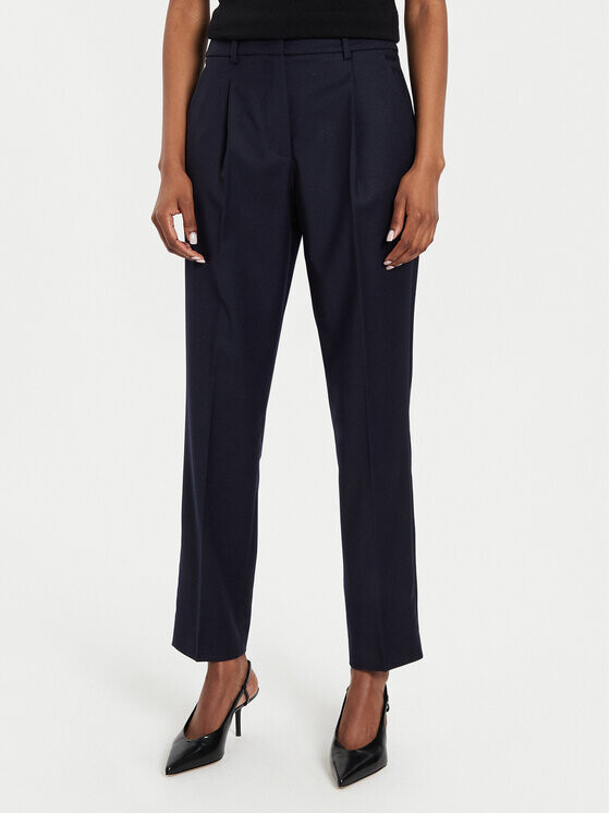Тканевые брюки прямого кроя Weekend Max Mara, синий 
Тканевые брюки прямого кроя Weekend Max Mara, синий