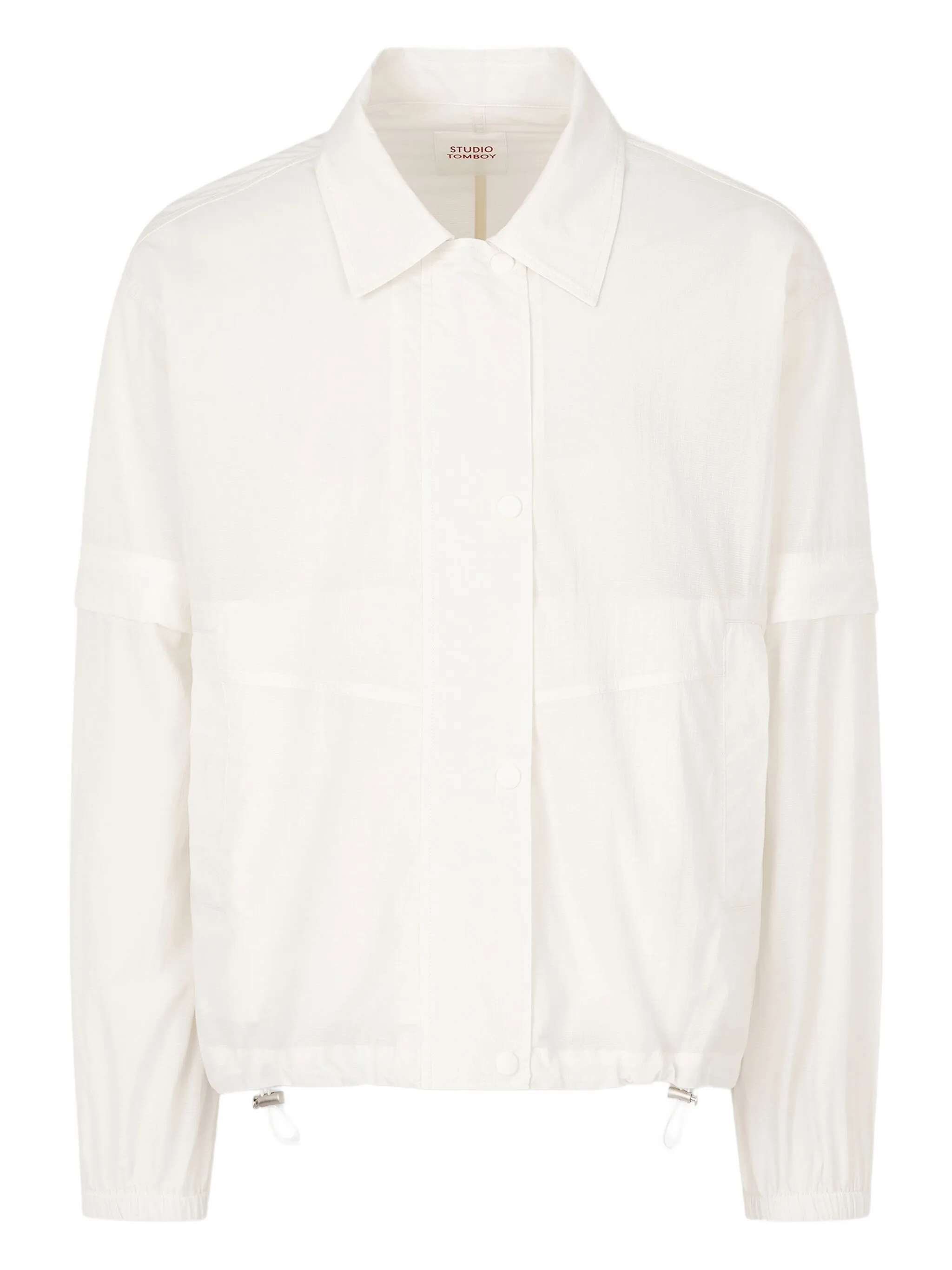 Куртка-рубашка с кулиской Tomboy, белый
Куртка-рубашка с кулиской Tomboy, белый
