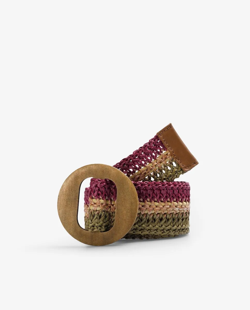 Женский ремень с полукруглой пряжкой Scalpers, многоцветный
Женский ремень с полукруглой пряжкой Scalpers, многоцветный