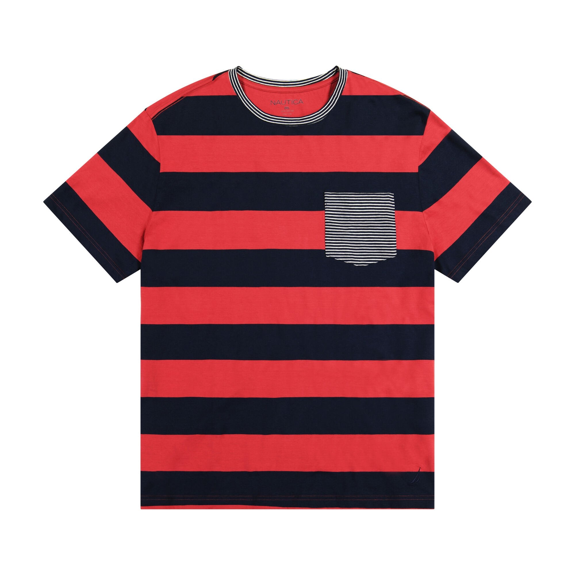 Футболка Nautica Mens Big & Tall в полоску с круглым вырезом, цвет ocean garnet 19-1655 tcx
Футболка Nautica Mens Big & Tall в полоску с круглым вырезом, цвет ocean garnet 19-1655 tcx