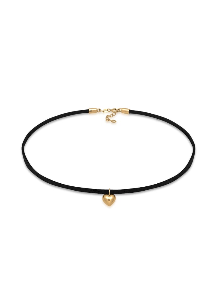 Elli Колье из серебра 925 пробы в форме сердца с золотой отделкой
Elli Колье из серебра 925 пробы в форме сердца с золотой отделкой