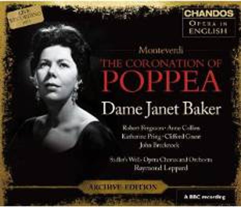 Диск CD Monteverdi: Coronation Of Poppea - Dame Janet Baker
Диск CD Monteverdi: Coronation Of Poppea - Dame Janet Baker