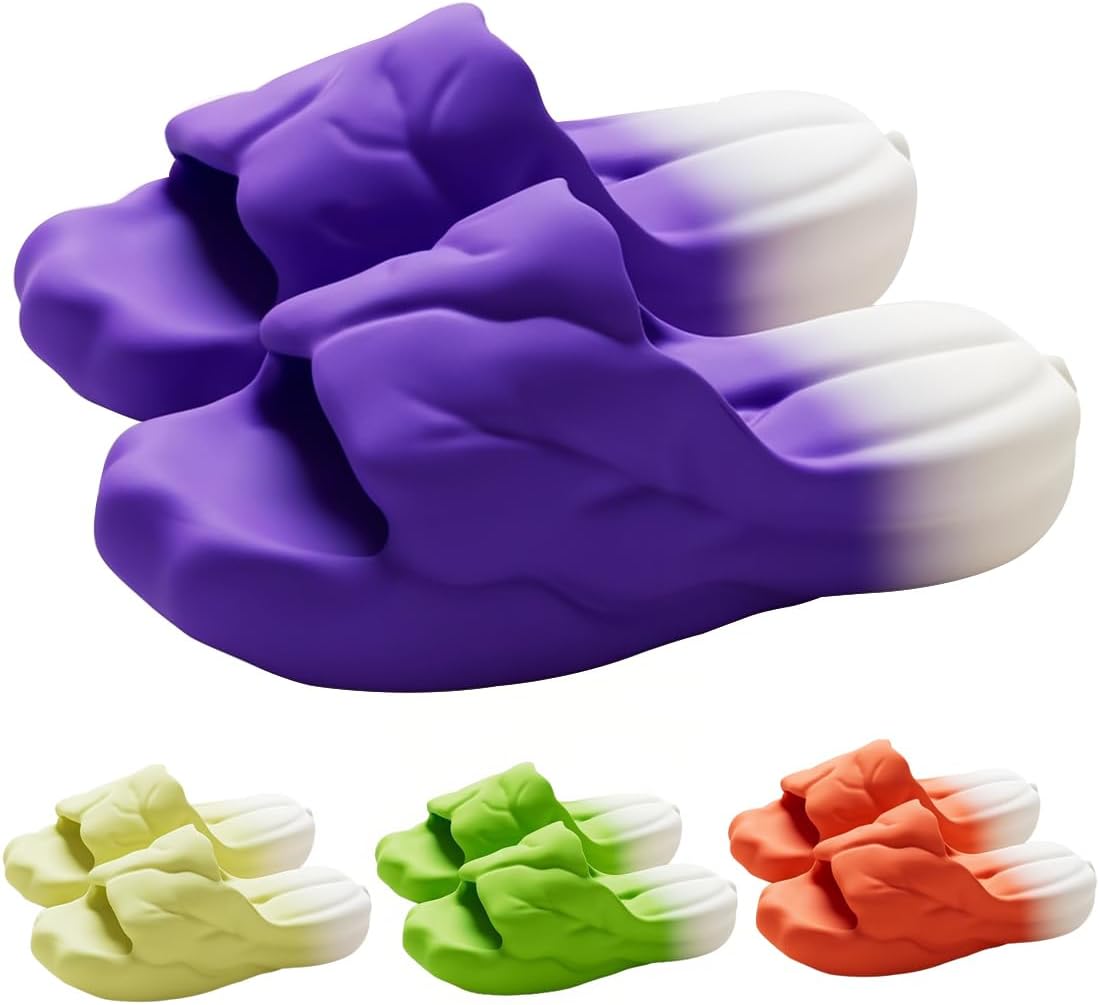 Тапочки в виде овощей, форма капусты, шлепанцы для мужчин и женщин, открытый носок, подушечные тапочки, домашняя обувь для бассейна, пляжа, душа Tokisaki, фиолетовый
Тапочки в виде овощей, форма капусты, шлепанцы для мужчин и женщин, открытый носок, подушечные тапочки, домашняя обувь для бассейна, пляжа, душа Tokisaki, фиолетовый