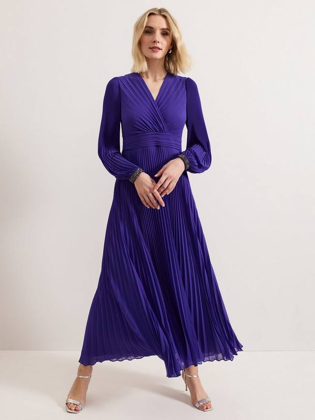 Расшитое бисером платье вила Phase Eight, фиолетовый
Расшитое бисером платье вила Phase Eight, фиолетовый