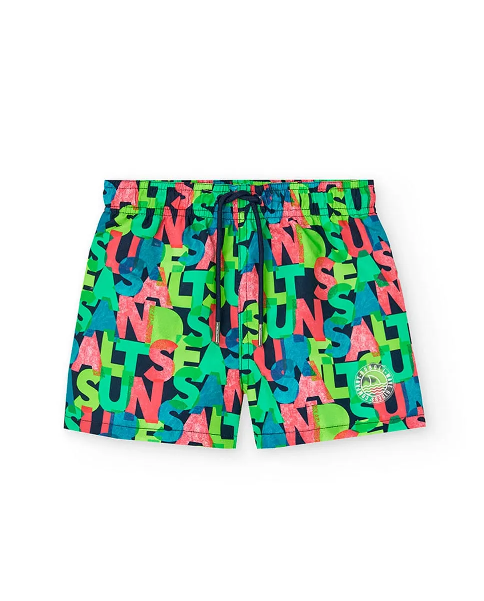 Купальник для мальчика с принтом и кулиской Boboli, многоцветный
Купальник для мальчика с принтом и кулиской Boboli, многоцветный