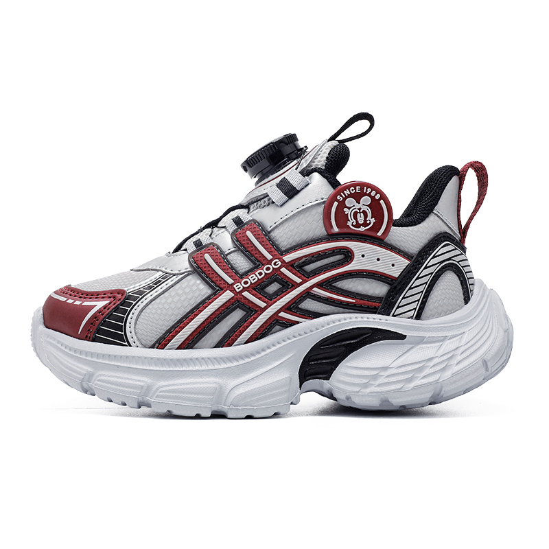 Кроссовки детские с низким верхом, дышащие, с защитой от отскока, для детей BOBDOG, серый/черный
Кроссовки детские с низким верхом, дышащие, с защитой от отскока, для детей BOBDOG, серый/черный