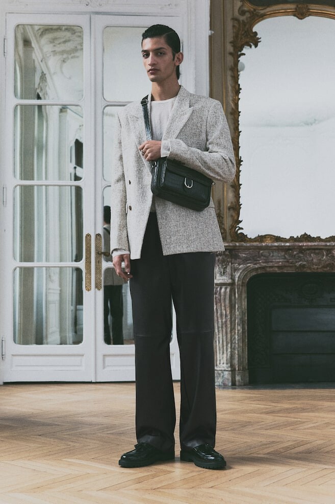 Брюки с покрытием свободного покроя H&M, черный
Брюки с покрытием свободного покроя H&M, черный