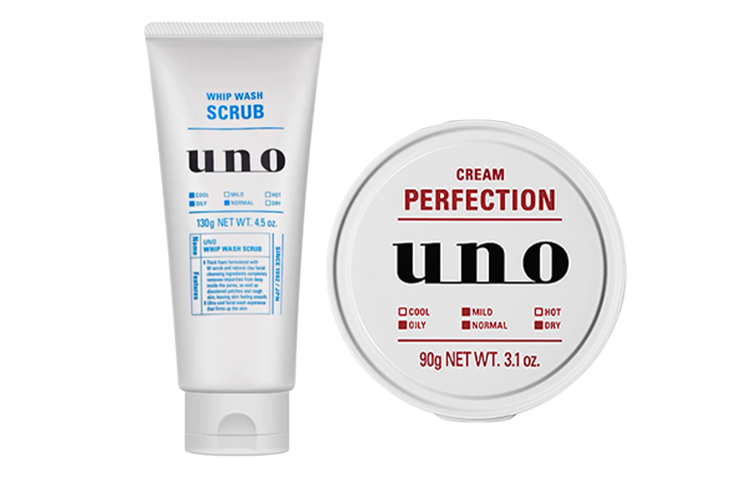 Наборы для ухода за кожей для мужчин Uno
Наборы для ухода за кожей для мужчин Uno