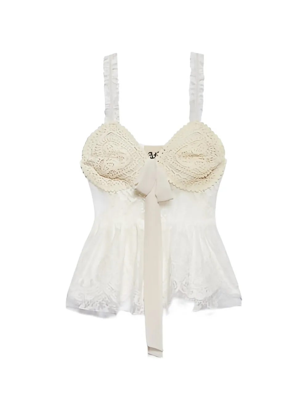 Топ с оборками из кружева Aniye By, белый
Топ с оборками из кружева Aniye By, белый