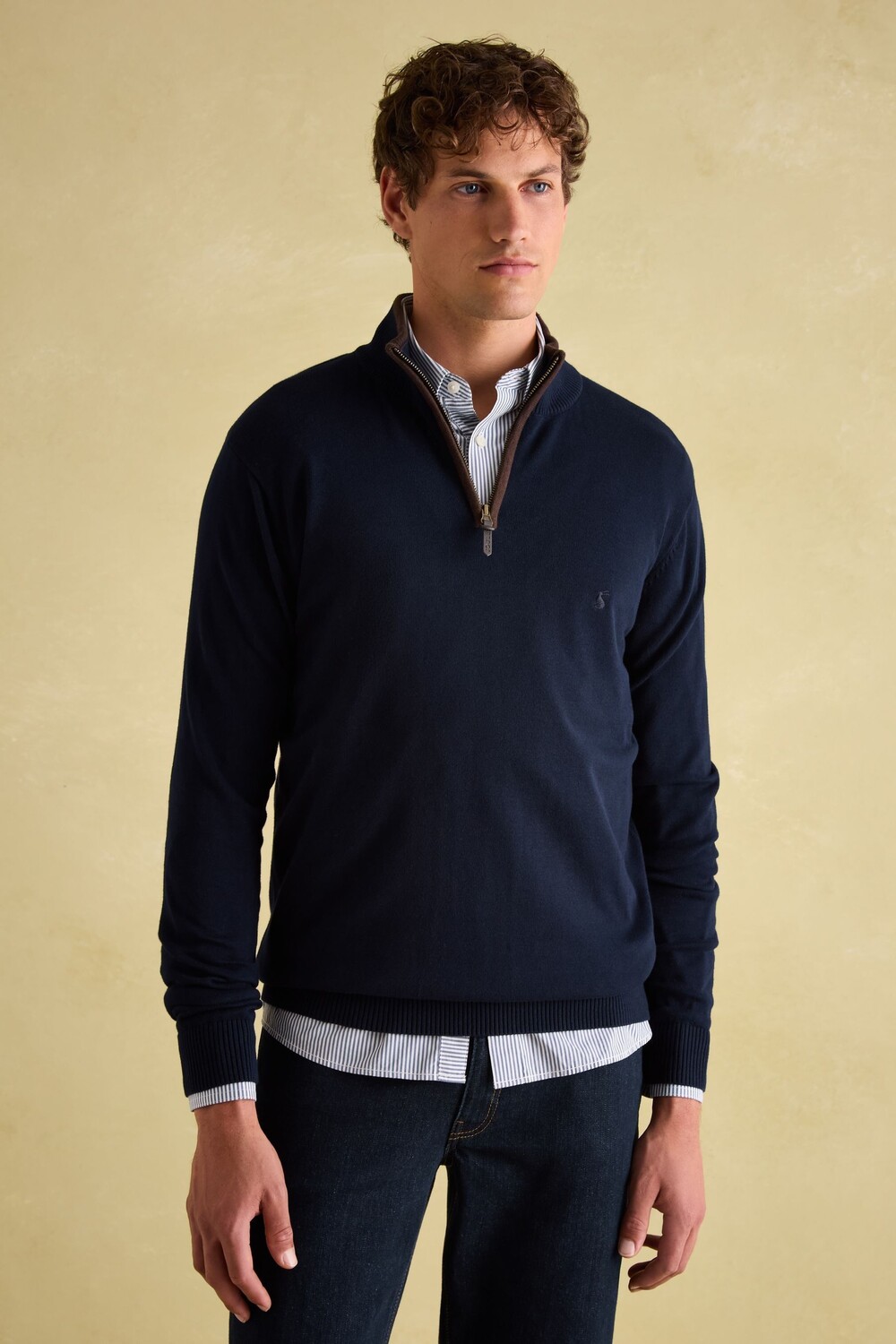 Джемпер Hillside с застежкой молнией на четверть длины Joules, синий
Джемпер Hillside с застежкой молнией на четверть длины Joules, синий