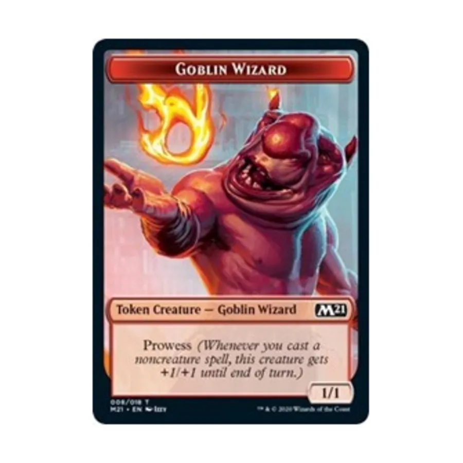 CCG Жетон гоблина-волшебника (T), MTG - Core Set 2021
CCG Жетон гоблина-волшебника (T), MTG - Core Set 2021