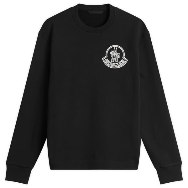 Толстовка из хлопка с большим логотипом Moncler, черный
Толстовка из хлопка с большим логотипом Moncler, черный