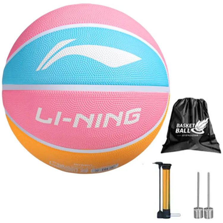 LINING Резиновый баскетбольный мяч blue pink No. 5, No. 7 для тренировок детский
LINING Резиновый баскетбольный мяч blue pink No. 5, No. 7 для тренировок детский
