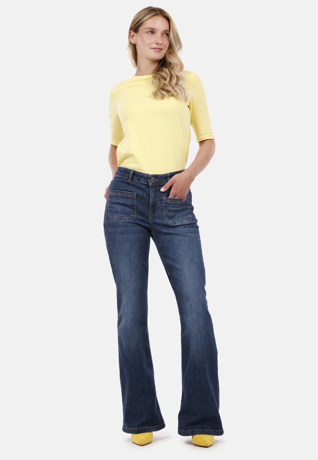 Джинсы Bootcut Freyday SURI FREY, стираные, темно-синие
Джинсы Bootcut Freyday SURI FREY, стираные, темно-синие