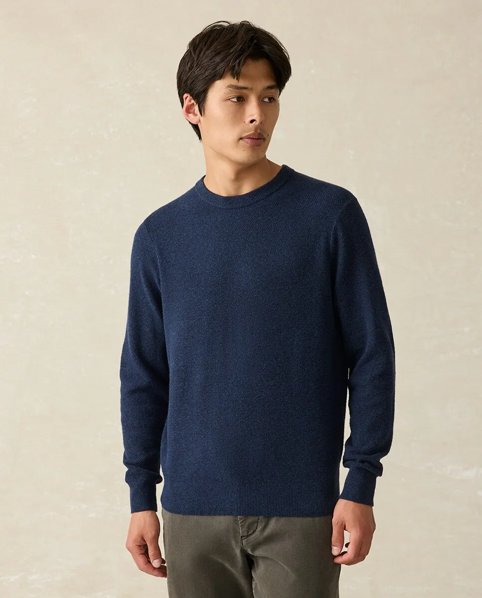 Мужской свитер с вырезом и вырезом Faherty, тёмно-синий
Мужской свитер с вырезом и вырезом Faherty, тёмно-синий