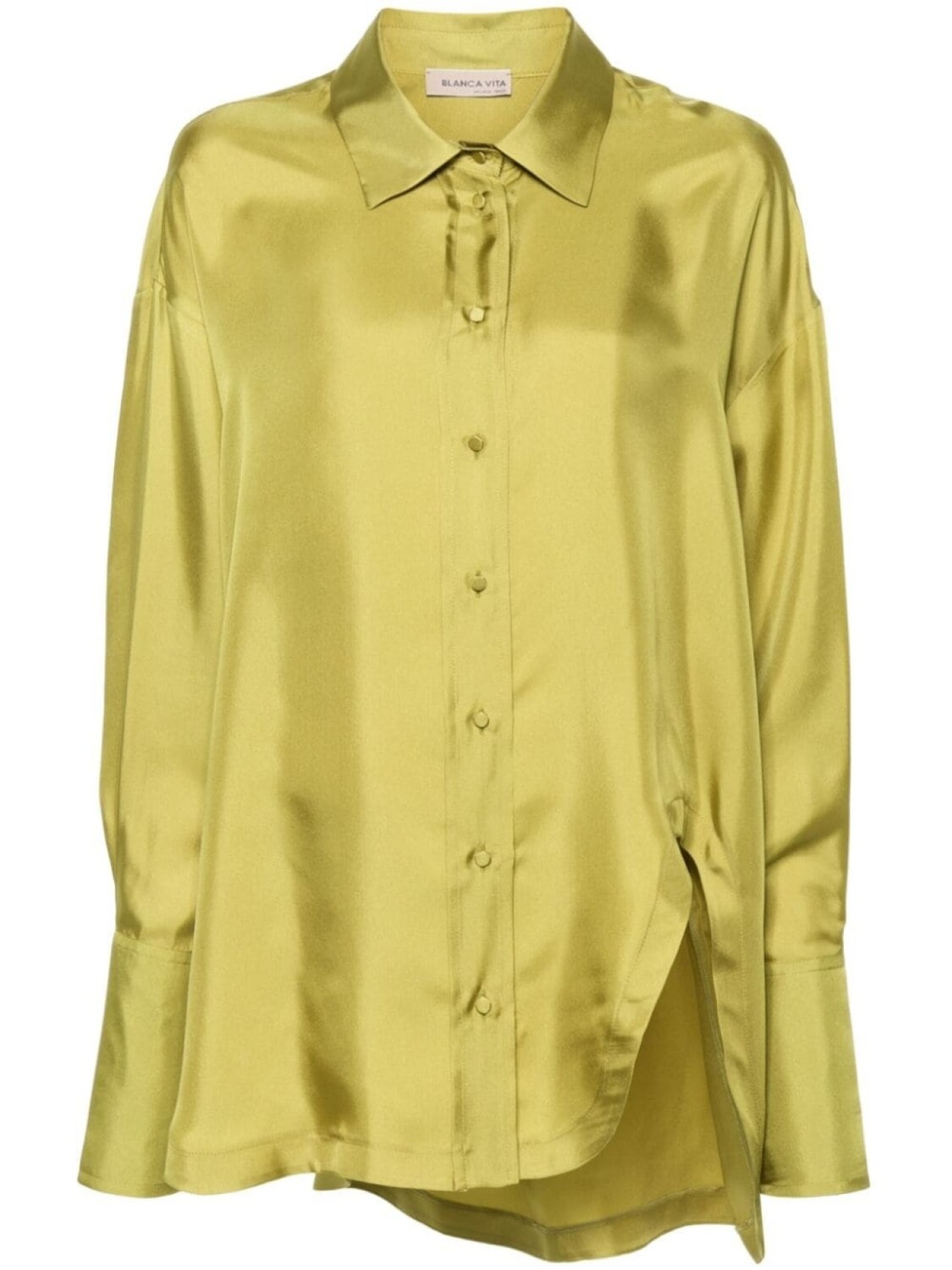 Blanca Vita шелковая рубашка Calanthe, зеленый
Blanca Vita шелковая рубашка Calanthe, зеленый
