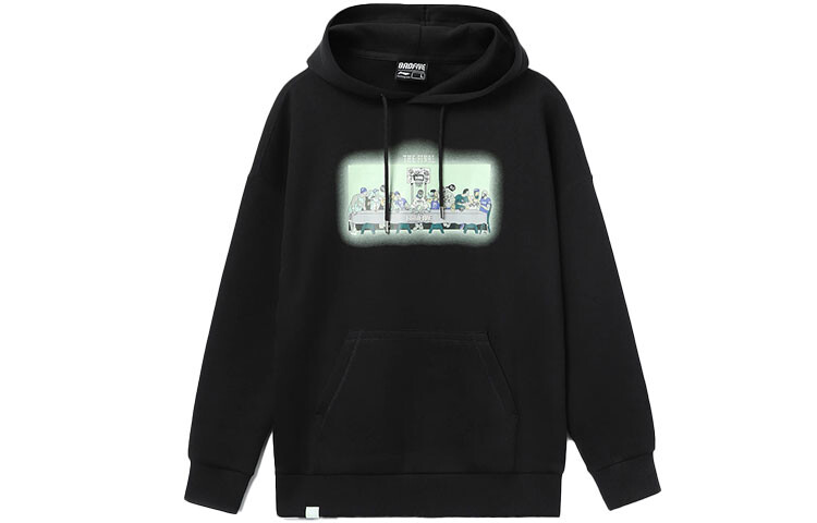 Толстовка Badfive мужская черная Lining, черный 
Толстовка Badfive мужская черная Lining, черный