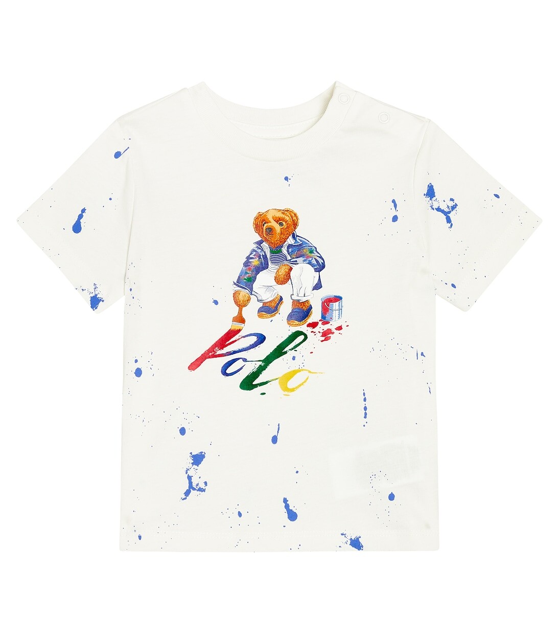 Футболка-поло baby bear из хлопкового джерси Polo Ralph Lauren Kids, мультиколор 
Футболка-поло baby bear из хлопкового джерси Polo Ralph Lauren Kids, мультиколор