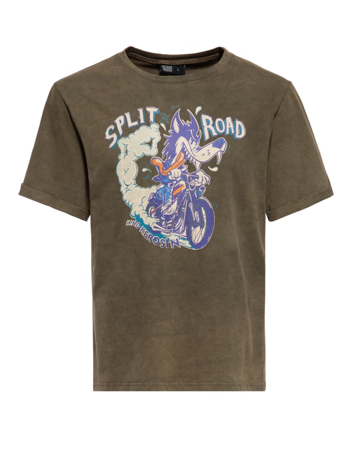 Футболка с принтом King Kerosin Split The Road оливково-зеленого цвета King Kerosin, Зеленый, Футболка с принтом King Kerosin Split The Road оливково-зеленого цвета King Kerosin
Футболка с принтом King Kerosin Split The Road оливково-зеленого цвета King Kerosin, Зеленый, Футболка с принтом King Kerosin Split The Road оливково-зеленого цвета King Kerosin