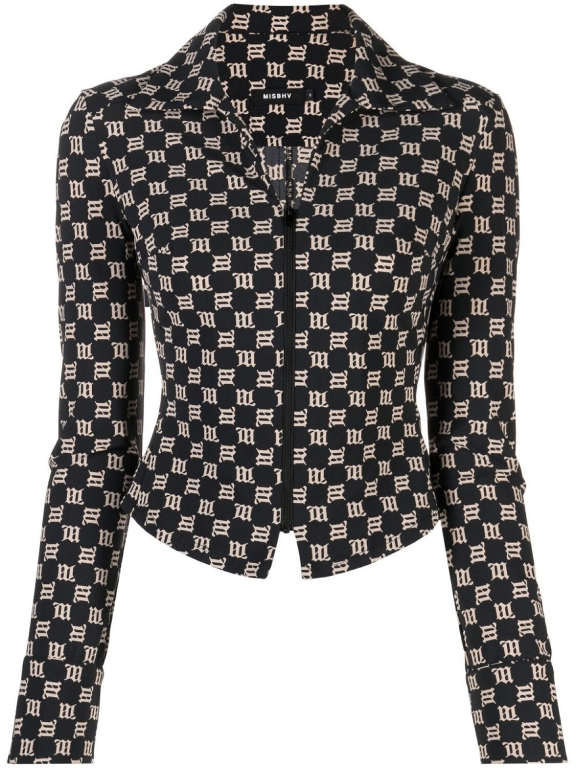 MISBHV куртка-рубашка на молнии с монограммой, черный 
MISBHV куртка-рубашка на молнии с монограммой, черный