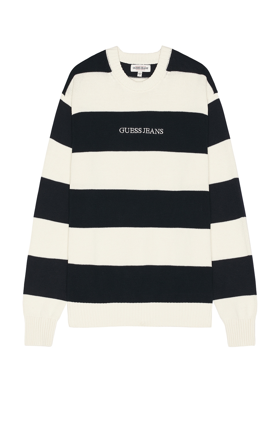 Длинный свитер в полоску Guess Jeans, sandy shore and daring ocean stripes
Длинный свитер в полоску Guess Jeans, sandy shore and daring ocean stripes